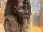 This is the Egyptian coffin mask made entirely out of chocolate!