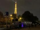 The Eiffel Tower looks so beautiful lit up at night