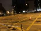 Riot police outside of The Hong Kong Polytechnic University