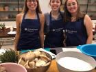 Alex, Taylor and I getting ready to make a traditional Polish dish with mushrooms. It tastes like chicken fingers when it's finished!