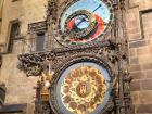 A famous clock in Prague that shows the time and the astrological information for each day