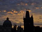 The Charles Bridge gives an incredible outline for the sunrise which is why so many people gather for photos on the bridge everyday