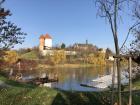 This picture shows the city over one of the rivers; the location led to easy trading in the Middle Ages and explains why it was such a major historical place in Poland