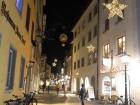 Even at night, the city streets of Konstanz are lined with bikes