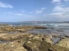 Visiting the beach in Gijon reminds me of Florida!