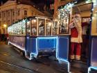 Even Santa takes the tram