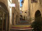 One of the side streets in Montpellier that is situated in the "Ancien Courrier"