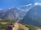 This is the path we hiked on our first day in Tsum