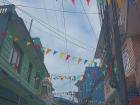 Colorful flags are popular in Nepal 