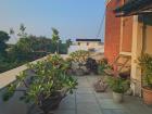 The rooftop of the apartment where I stayed in Delhi 