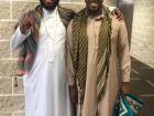 With a friend during Eid Al Adha