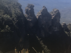 The Three Sisters rock formation