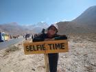 On the way to a village by jeep, we stopped for bathroom and selfie breaks!