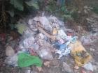 As I walked through a soccer field in Pokhara, I found many piles of trash