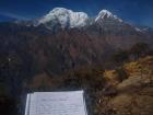 Annapurna Massif is the tenth tallest peak in the world, standing at 26,545 feet!