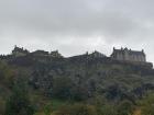 A Scottish castle on a hill