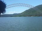 The most amazing part of our experience was going under the Volta Bridge; Nailah really enjoyed it!