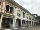 The park also housed some colonial-style buildings 