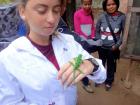 Holding an endemic chameleon during my first trip to Madagascar