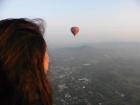 From the hot air balloon over the ancient city
