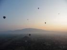From the hot air balloon over the ancient city