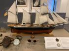 A detailed replica of Shackleton's Endurance at SPRI