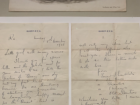 A letter from Shackleton to a young fan -- if you look closely, you can see a list of his nicknames at the end!