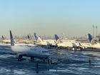 Can you see the New York City skyline in the distance?
