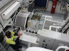 Inside the engine room of the Agulhas II