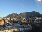 Table Mountain is just outside of Cape Town; At over 3,300 feet tall, it is as tall as two World Trade Center towers stacked on top of each other