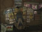 A typical load of supplies, carried by one porter