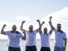 The HMS Oardacious Team in La Gomera, Spain, ready to go!