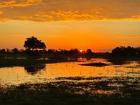 The sunsets on the Delta were surreal