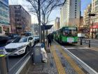 Bus Stop in the middle of the road