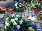 Wreaths laid on 13 February, 2019 at the memorial bench 