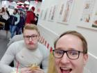 Daniel and his brother found a Five Guys in Berlin
