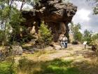 Unique rock formations and terrain