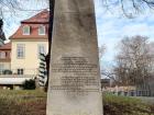 A memorial to Jews who live in Dresden