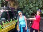 With Mom in Jurassic Park