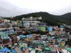 The colorful homes of Gamcheon Culture Village in Busan