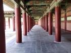 A view down the 'hallways' at a traditional palace