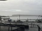 A port in Cardiff, Wales, looking from the government building