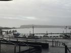 A port in Cardiff, Wales, looking from the government building