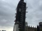 Big Ben in Scaffolding (it looks like an office building now, doesn't it?)