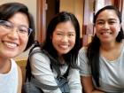 At church with friends