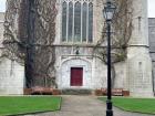 The square inside the original part of the campus