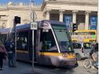 Here is an example of the Luas or ground-level tram in Dublin