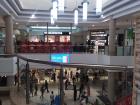 Inside of one of Windhoek's Malls: Pick n Pay (on the bottom level) is a grocery store, and Woolworths on the top level is a department store with a grocery section, too 