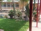 The courtyard of a school for children with disabilities where I volunteer