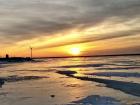 Sunset off the coast of the Gulf of Bothnia